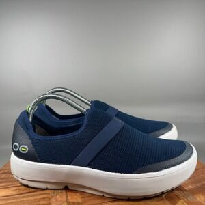 OOFOS OOMG EEZEE Navy Blue Slip On Athletic Shoes Women 11 EU 42
